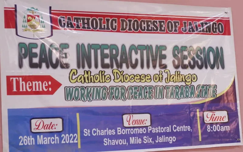 A poster of the meeting of representatives of Catholics from different ethnic communities in Taraba State, Jalingo Diocese. Credit: Archdiocese of Abuja