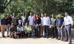 Representatives of the Jesuit Justice and Ecology Network – Africa (JENA) member organizations who met in Nairobi to discuss financing for post-COVID-19 recovery in Sub-Saharan Africa 26-27 January 2022. Credit: JENA