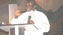 Archbishop Matthew Man-Oso Ndagoso, speaking during the Kaduna Archdiocesan Pastoral Council meeting Wednesday, November 25. / Kaduna Archdiocese Facebook Page.