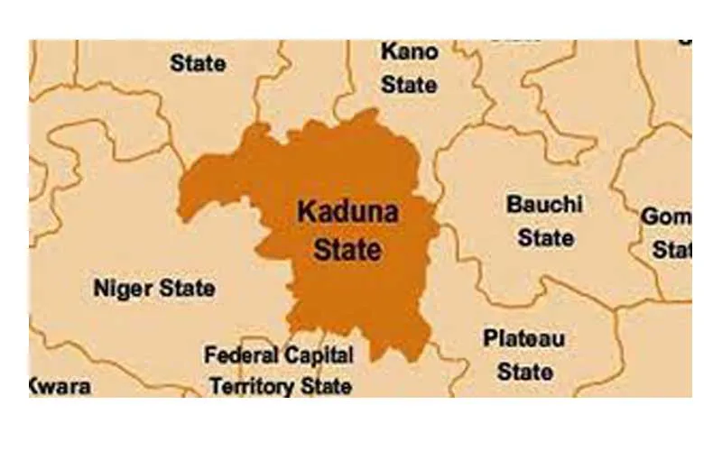 Nigeria's Kaduna State and other neighboring states / Public Domain