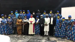 Archbishop Ignatius Kaigama with Tiv and Jukun women at a women Peace-Building Conference that took place at the Global Suite Hotel in Nigeria’s Nasarwa State. / Archbishop Ignatius Kaigama