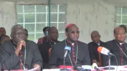 Some members of the Kenya Conference of Catholic Bishops (KCCB) during the May 27 press conference. Credit: Radio Maria Kenya/Facebook