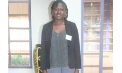Joanita Katushabe, a tutor at 'Together for a New Africa' poses for a photo on the sidelines of the training of the African initiative in Nairobi, Kenya. Credit: ACI Africa