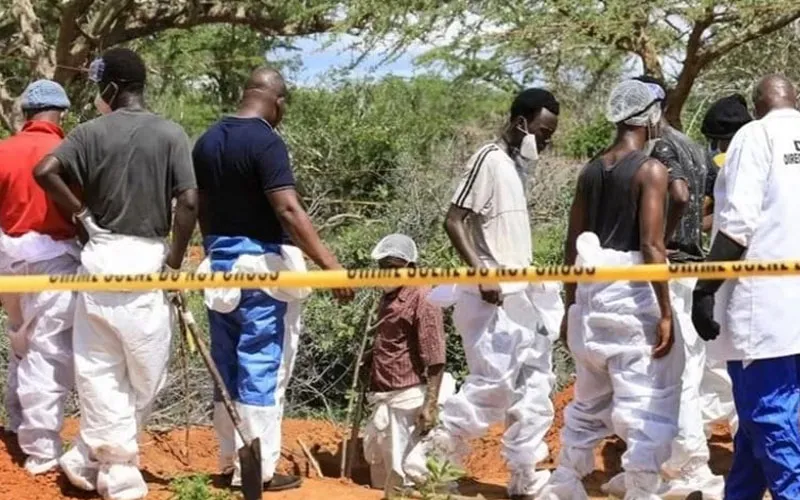 73 Bodies found during Kenya religious cult investigation. Credit: Rex/Shutterstock