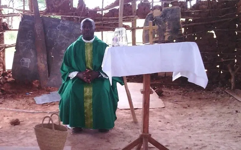 Fr. James Kinoti serving at St. Catherine of Alexandria Tarasaa Parish in Kenya’s Catholic Diocese of Malindi. Credit: Fr. James Kinoti
