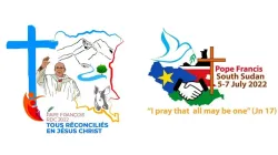 Official logos for Pope Francis’ Apostolic visit to the Democratic Republic of Congo (DRC) and Ecumenical Peace Pilgrimage to the South Sudanese Land and People. Credit: Vatican Media