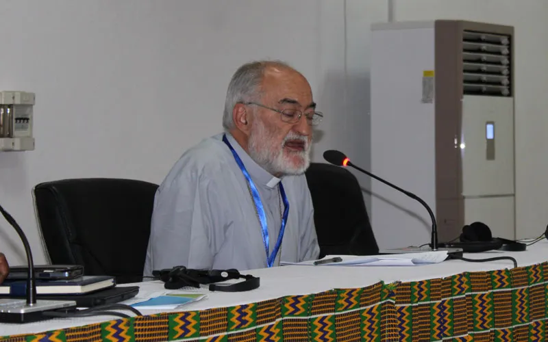 Cristobal Cardinal Lòpez Romero during his presentation  at the 19th Plenary Assembly of the Symposium of Episcopal Conferences of Africa and Madagascar (SECAM). Credit: ACI Africa