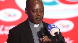 Bishop Lucio Andrice Muandula addressing delegates during the Golden Jubilee of the Pan-African Episcopal Committee for Social Communications (CEPACS) in Lagos, Nigeria. Credit: ACI Africa