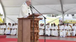 Pope Francis meets religious people in Madagascar / Vatican Media