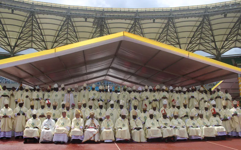 AMECEA Bishops at Opening Mass. Credit: ACI Africa