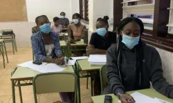 Vocational training for young mothers of Malabo, Equatorial Guinea: a schooling and reintegration project for adolescent mothers. Credit: Salesian Missions