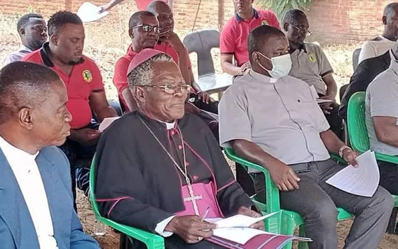 Bishop Peter Musikuwa at the meeting that deliberated on the formation of  Ex-Seminarians Association in Malawi. Credit: ECM