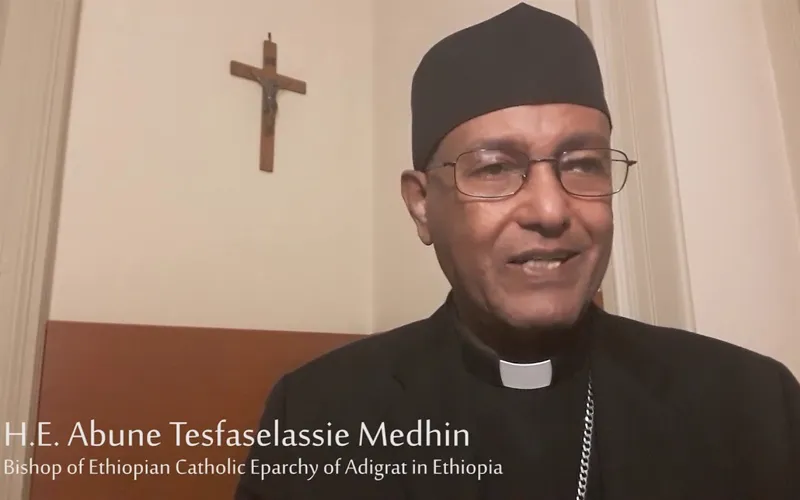 Bishop Tesfasellassie Medhin of Ethiopia's Eparchy of Adigrat. Credit: Courtesy Photo