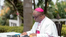 Bishop Willy Ngumbi Ngengele of Goma Diocese in DRC. Credit: Pape en RDC/Facebook