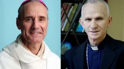 Archbishop-elect Jean-Paul Vesco (left) and Archbishop emeritus Paul Jacques Marie Desfarges. Credit: Courtesy Photo