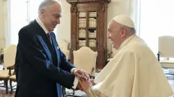 Pope Francis meets with World Jewish Congress President Ronald S. Lauder at the Vatican on Oct. 19, 2023. | Credit: Vatican Media