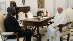 Pope Francis met Nobel Peace Prize winner Denis Mukwege at the Vatican on 9 December 2022.