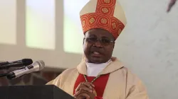 Bishop Benjamin Phiri of the Catholic Diocese of Ndola during the Chrism Mass at the Cathedral of Christ the King Tuesday, March 30. / Catholic Diocese of Ndola Facebook