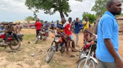 Residents of Ngbam, Benue state, Nigeria, on April 8, 2023, the day after gunmen killed at least 43 people and injured another 40. | Courtesy of Justice, Development, and Peace Commission