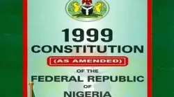 Frontpage of the 1999 Constitution of the Federal Republic of Nigeria. Credit: Courtesy Photo