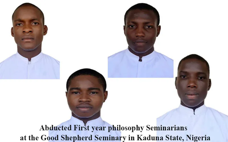 Four first-year philosophy seminarians abducted from the Good Shepherd Major Seminary in Nigeria's Kaduna State on the night of January 8, 2020. One of them is receiving medication at a Catholic hospital in Kaduna Archdiocese. / Good Shepherd Major Seminary, Kaduna, Nigeria