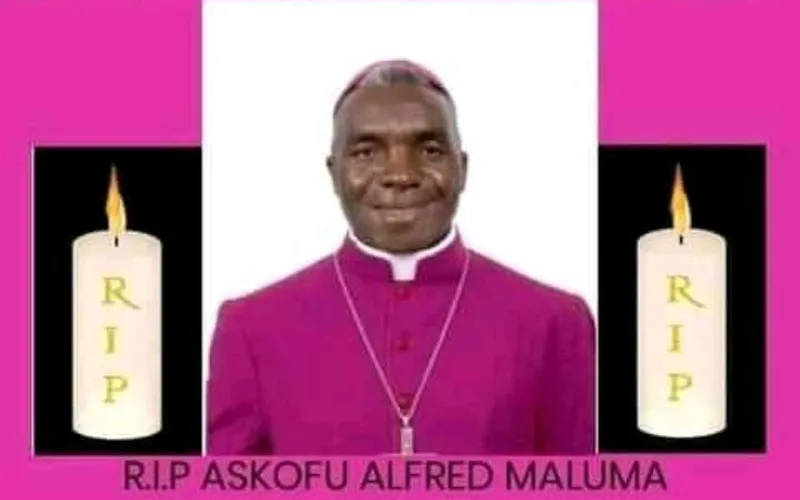 Late Bishop Alfred Leonhard Maluma of Tanzania's Njombe Diocese who died on 6 April 2021 aged 65. / Courtesy Photo