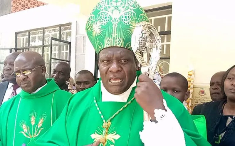 Bishop Joseph Obanyi Sagwe of Kakamega Diocese. Credit: Courtesy Photo