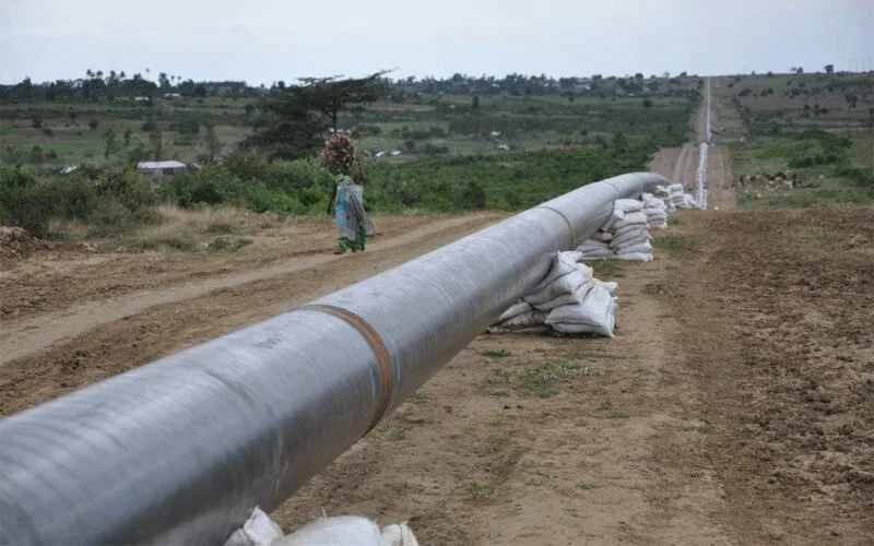 Uganda-Tanzania oil pipeline.