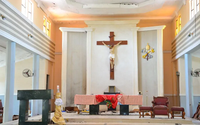 Altar of St. Francis Xavier Owo Catholic Parish of Ondo Diocese. Credit: Ondo Diocese