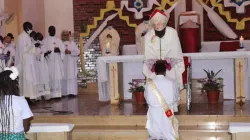 Archbishop Stephen Ameyu during the Diaconate and Priestly Ordination Mass last Saturday, August 15, 2020. / ACI Africa