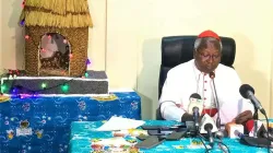 Philippe Cardinal Ouédraogo, delivering his Christmas 2022 and New Year 2023 Message. Credit: Courtesy Photo