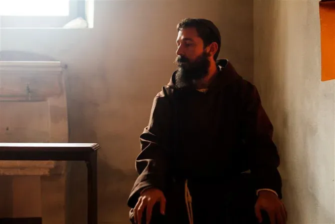 "Padre Pio," starring Shia LaBeouf, airs in theaters June 2, 2023. | Credit: Gravitas Ventures