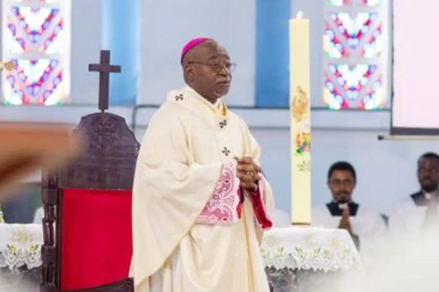 Archbishop Jean-Patrick Iba-Ba of Libreville Archdiocese in Gabon. Credit: Libreville Archdiocese