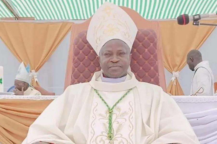 Bishop Norbert Tamba Sandouno of the Diocese of Guéckédou in Guinea. Credit: Diocese of Guéckédou