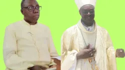 Bishop Gélase Armel Kema (right) and Mons. Abel Liluala (left), appointed Archbishops of Owando and Pointe-Noire Archdiocese respectively on 6 January 2024.  Credit: Ouesso Diocese, Archdiocese of Pointe-Noire