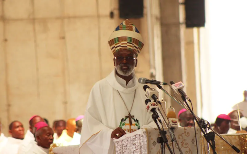 Archbishop Gabriel Charles Palmer-Buckle of Ghana's Cape Coast Archdiocese. Credit: ACI Africa.