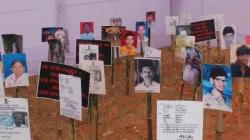 Photos of martyred Christians at a public event in Bhubaneswar in 2010. | Credit: Anto Akkara