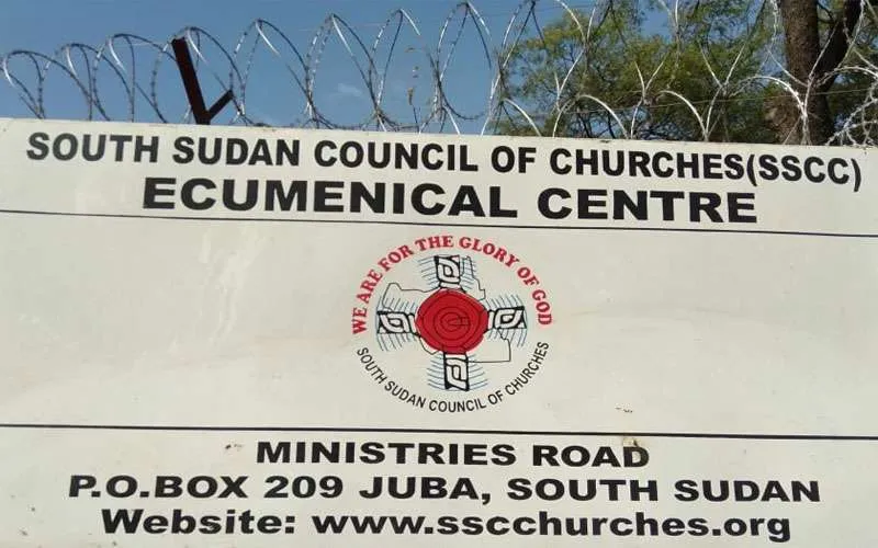 Sign Post of the Juba-based South Sudan Council of Churches, seven-member ecumenical body with a strong legacy of peacebuilding, reconciliation and advocacy. / ACI Africa