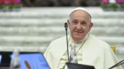 Pope Francis at the Synod on Synodality on Oct. 6, 2023. | Credit: Vatican Media