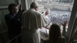 Pope Francis invited young people from Portugal to join him in the window of the Apostolic Palace for the World Youth Day announcement. | Vatican Media