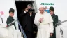 Pope Francis boards his flight to Geneva June 21, 2018. | Daniel Ibáñez/CNA.