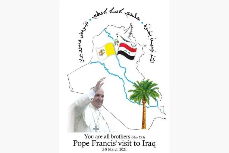 The official logo of Pope Francis' visit to Iraq. / Saint-Adday.