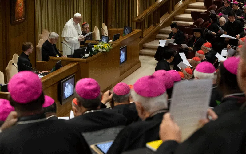 Pope Francis at the “Protection of Minors in the Church” Meeting, that took place from February 21 to 24 2019 in the Vatican / Vatican News