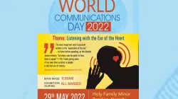A poster announcing forthcoming 56th World Communications Day (WCD) in Kenya's Nairobi Archdiocese. Credit: Fr. Isaac Maina, SDB/BEAMS/Nairobi