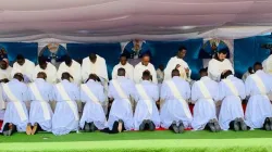 The ten Priests ordained on 9 December 2023 in the Archdiocese of Luanda. Credit: Archdiocese of Luanda
