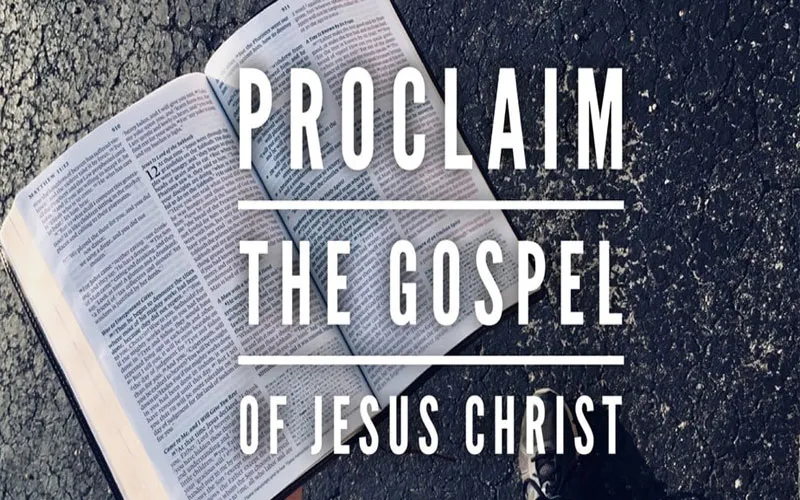 A reflection proposing the shift from focusing on denouncing to proclaiming the Gospel of Jesus Christ