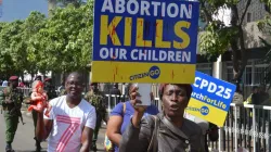 Countering ICPD25: Some participants of the Pro-life and Family Friendly Side Events picketing in the streets of Nairobi-Kenya on November 11, 2019