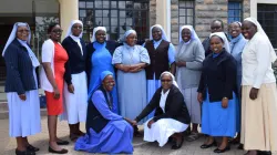 Part of the original preparatory team posed for a group photo at the Apostles of Jesus Centre in Langata. The team is made up of staff from ACWECA and AOSK Secretariats. / Sr. Grace Candiru/ACWECA
