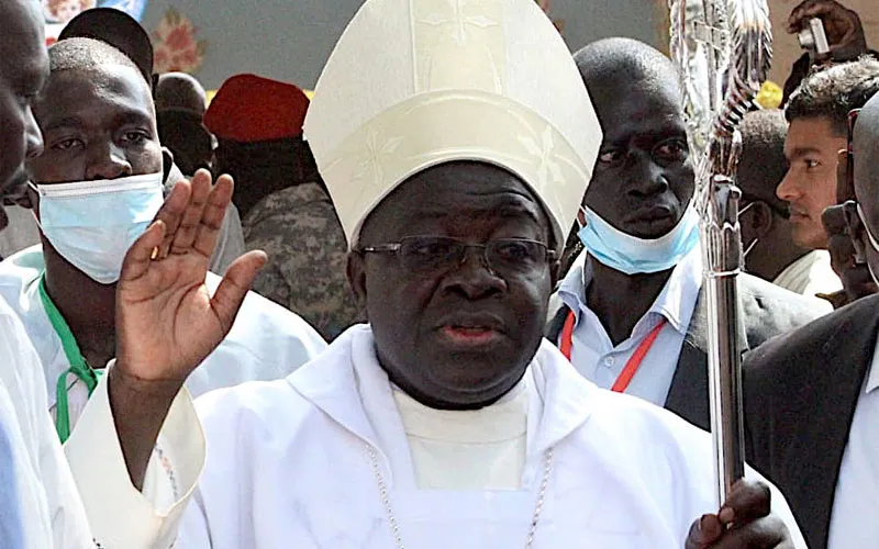 Bishop Mathew Remijio Adam of Wau Diocese in South Sudan. Credit: AMECEA