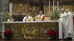 Archbishop Georg Gänswein celebrates a Mass in St. Peter’s Basilica on Dec. 31, 2023, to commemorate the one-year anniversary of the death of Pope Benedict XVI. | Credit: Vatican Media